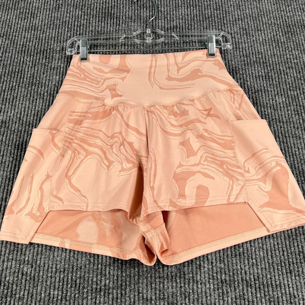 Gymshark Shorts Womens Size Small Pink Workout Casual Yoga Lifting Running
